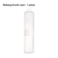 Portable Makeup Brush Storage Box Dust-Proof Pencil Box with Lid Eye Shadow Brush Eyebrow Pencil Organizer Travel Toothbrush Storage Box